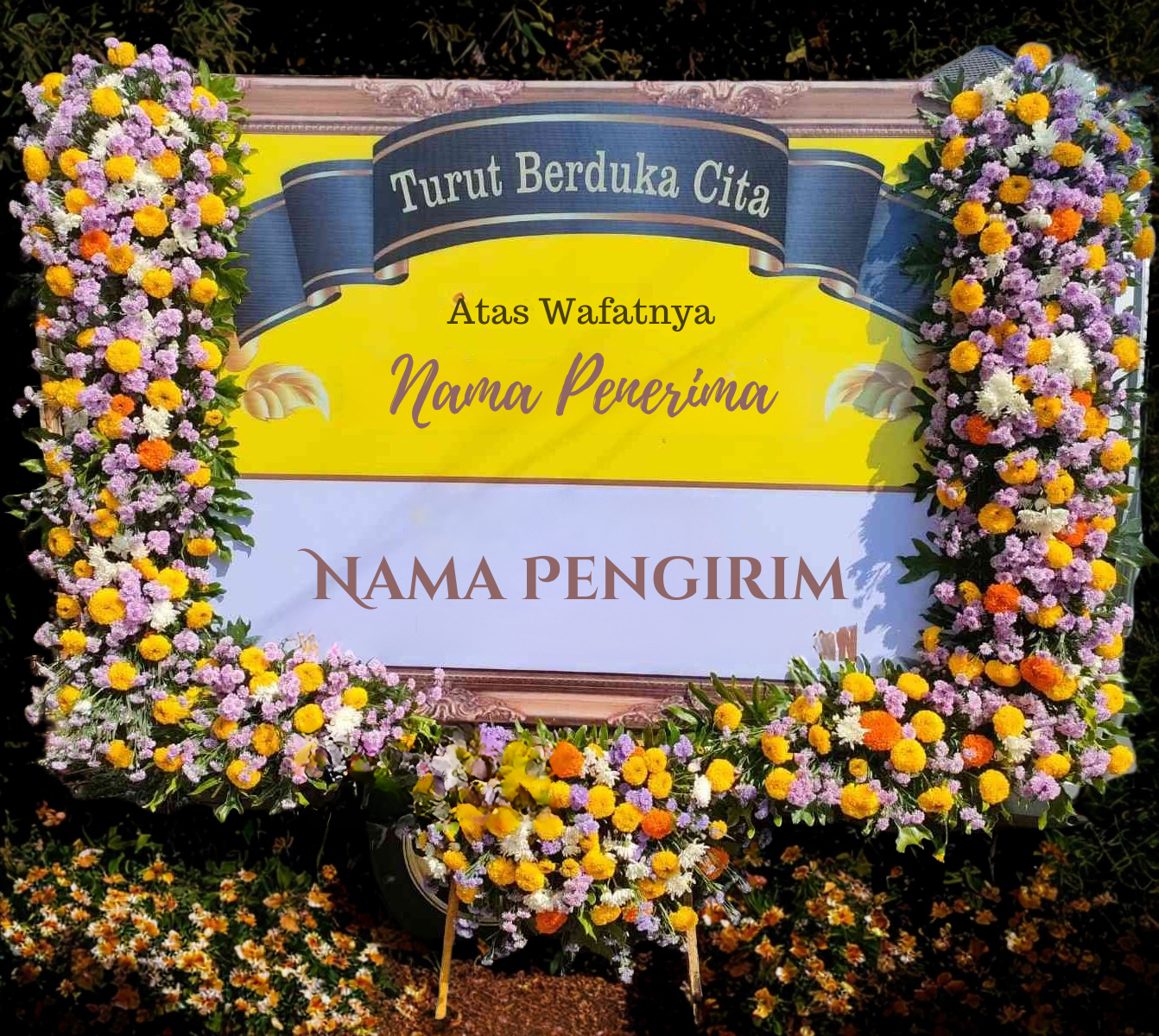 Papan Bunga Standar Eksklusif