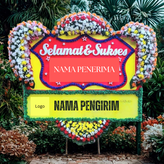 Papan Bunga Standar Elegan
